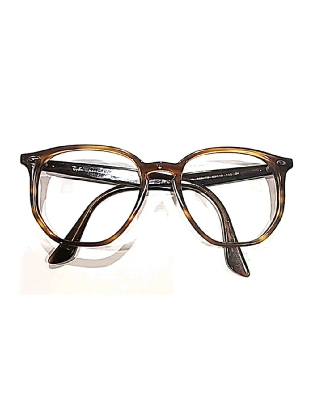 Ray Ban RB4305 820/73 Tortoise  Round Sunglasses Frame Only 53-19 145 Italy READ